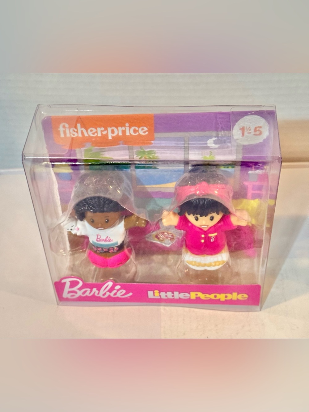 Fisher Price Little People Barbie Sleepover Figure Set 2Pack BNWT - Picture 8 of 8